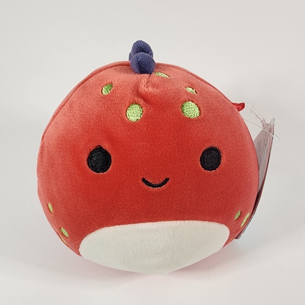 Squishmallows Dolan Red Dragon Plush 5" Kellytoy Jazwares w/ Tag 2022 Squishdate